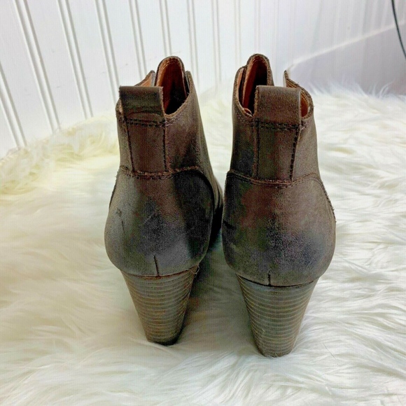 Lucky Brand Womens Sz 8.5 M Brown Ankle Boots Boot - Picture 5 of 5